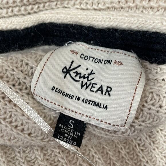 Cotton On cream oversized cardigan | size S - Picture 7 of 7